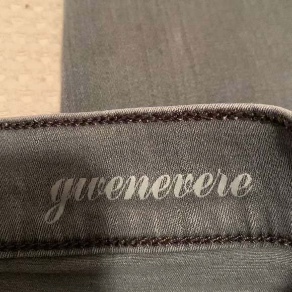 7 For All Mankind Gwenevere Skinny Jeans Steel Grey Size 27 - Picture 5 of 11